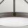 Deckenlampe rund Ø 55,8 cm Schwarz Weiß 4x E14 Metall Glas