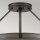 Deckenlampe rund Ø 55,8 cm Schwarz Weiß 4x E14 Metall Glas
