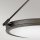 Deckenlampe rund Ø 55,8 cm Schwarz Weiß 4x E14 Metall Glas