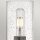 Wandlampe Metall Glas 26,2 cm hoch Schwarz E27 GRACIA
