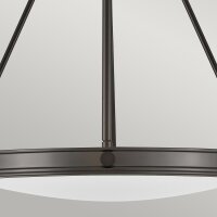 Hängelampe Metall Glas Ø 54,3 cm H: max. 377...