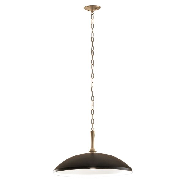 Hängeleuchte Metall E27 Ø 50,8 cm in Bronze Schwarz
