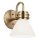 Badezimmerlampe Metall Glas mit LED G9 IP44 24 cm hoch