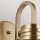 Badezimmerlampe Metall Glas mit LED G9 IP44 24 cm hoch