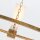 Kronleuchter rund D: 106 cm E27 Metall Glas in Gold antik Weiß