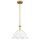 Pendelleuchte Weiß Messing antik H: max. 130,9 cm Metall E27