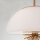 Pendelleuchte Glas Metall D: 45,7 cm rund 3x E14 verstellbar