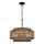 Pendelleuchte Seil Metall D: 50,8 cm H: max. 233,3 cm Boho