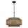 Pendelleuchte Seil Metall D: 50,8 cm H: max. 233,3 cm Boho