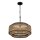 Pendelleuchte Seil Metall D: 50,8 cm H: max. 233,3 cm Boho