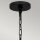 Pendelleuchte Seil Metall D: 50,8 cm H: max. 233,3 cm Boho