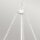 Pendelleuchte Glas Seil Metall E27 D: 50,4 cm rund 4x E27