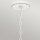 Pendelleuchte Glas Seil Metall E27 D: 50,4 cm rund 4x E27