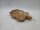 Dekoschale Teak Holz 32 cm lang Blatt Design Unikat Handarbeit