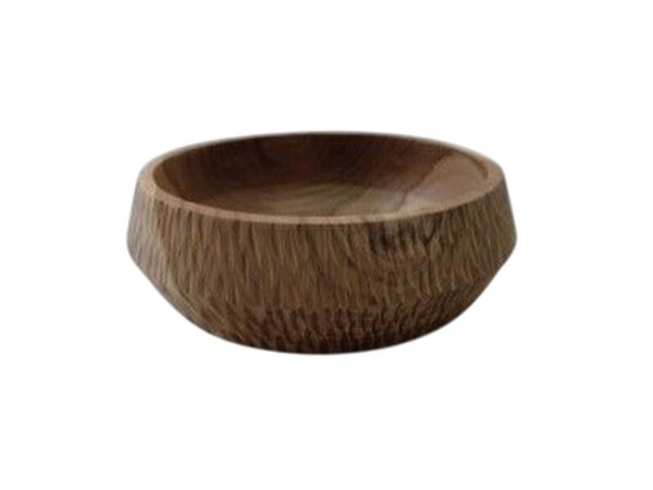 Schale Teak Holz 25 x 27 x 9 cm Unikat Handarbeit