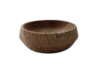 Schale Teak Holz 25 x 27 x 9 cm Unikat Handarbeit