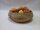Schale Teak Holz 25 x 27 x 9 cm Unikat Handarbeit