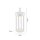 LED Akku Tischlampe Aluminium dimmbar IP44 28,4 cm Weiß