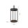 LED Akku Tischlampe Aluminium dimmbar IP44 2 W Schwarz