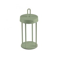 LED Akku Tischleuchte Aluminium dimmbar IP44 2 W Grün