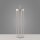 LED Akku Tischlampe Metall dimmbar IP44 2700 K Greige