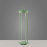 LED Akku Tischlampe Metall dimmbar IP44 2700 K Grün