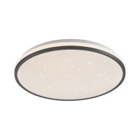 LED Deckenleuchte Nachthimmel Schwarz 3000 K dimmbar