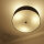 DECKENLAMPE VIVIANIE MIT STOFFSCHIRM