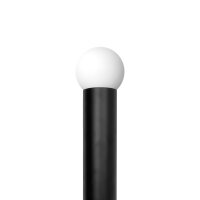 Stehlampe innen E14 101 cm Schwarz Weiß Messing Alu...