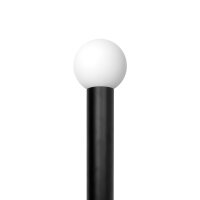 Stehlampe E14 124 cm Schwarz Weiß Messing Glas...