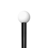 Stehleuchte innen 148 cm Schwarz Weiß Messing Glas...