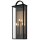 Wandleuchte außen Schwarz Messing H: 76 cm Edelstahl Glas