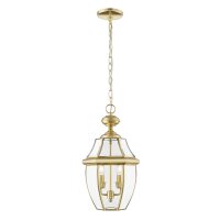 H&auml;ngelampe au&szlig;en &Oslash; 26,5 cm in Gold 2x E14 IP23