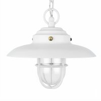 Außenlampe Glas Messing E27 IP54 D: 23 cm...