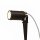 Außenlampe Messing massiv 27 cm Erdspieß IP64 GU10 rund