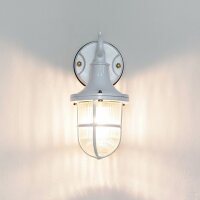 Außenlampe Wand Messing Glas H: 25 cm IP64...