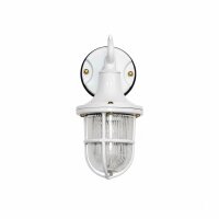 Außenlampe Wand Messing Glas H: 25 cm IP64...