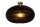 Deckenlampe Papier Gold Schwarz &Oslash;52 cm rund E27 dimmbar