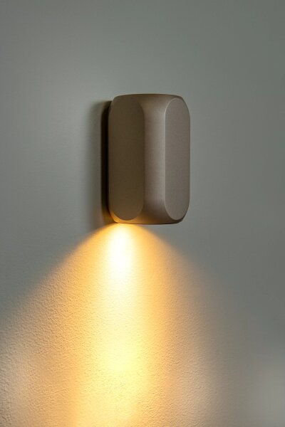 Runde Deckenlampe Aluminium Kaffeebraun H:10,3 cm GU10