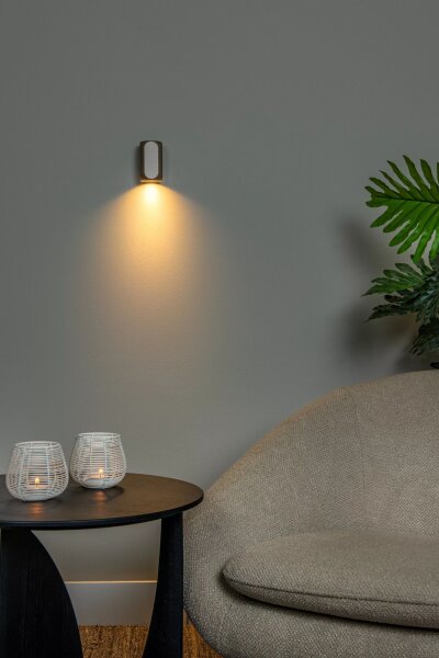 Runde Deckenlampe Aluminium Kaffeebraun H:10,3 cm GU10