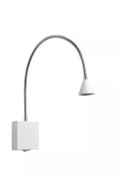 LED Wandlampe Weiß Chrom verstellbar 4000 K Schalter
