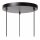 Hängelampe Aluminium Schwarz Gold B:30 cm E14 3-flmg