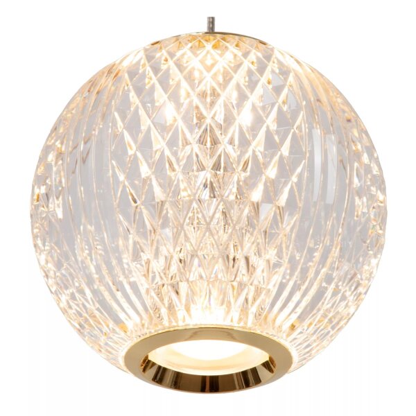 LED Hängelampe Vintage Metall Gold 84 cm 5-flmg 2700 K