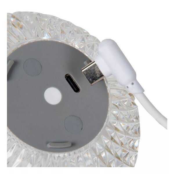 LED Akku Tischlampe dimmbar Gold 10,5 cm 3 h 2700 K