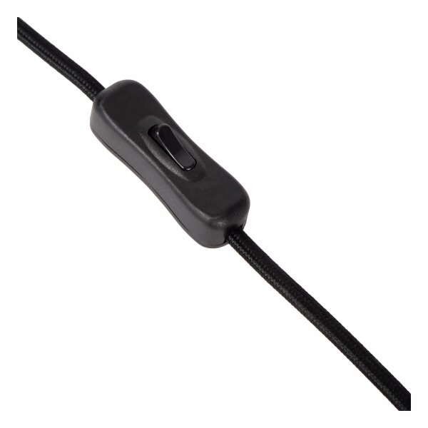 Gemütliche Tischlampe Papier Schwarz 33,5 cm E27 Modern
