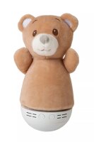 LED Kinderlampe B&auml;r Braun 18 cm 2700 K Musik Batterien