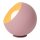 Tischleuchte Pink Glas Metall 20 cm klein E27 blendarm