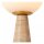 Tischleuchte Glas Travertin Taupe Ø45,5 cm E27 blendarm