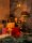 Wohnliche Stehlampe Stoff Gold Schwarz Affe E27 150 cm