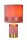 Tischleuchte Stoff Metall Pink 32 cm klein E14 Vintage